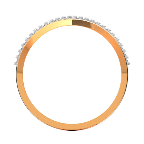 Кольцо из розового золота с фианитом 210884.14K.R.ZZ фото 3