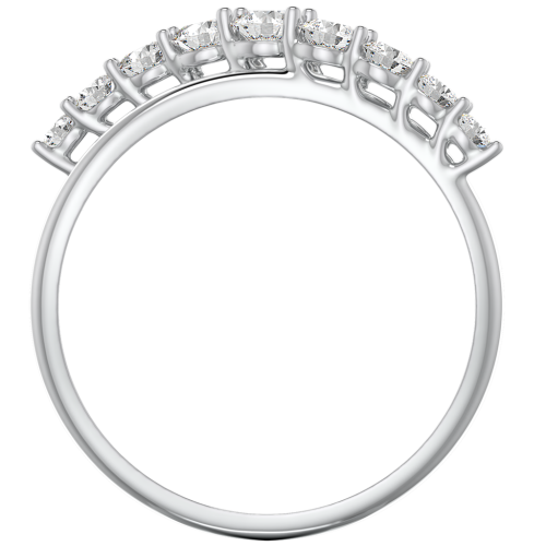 Кольцо из серебра с фианитом 0210273 фото 3