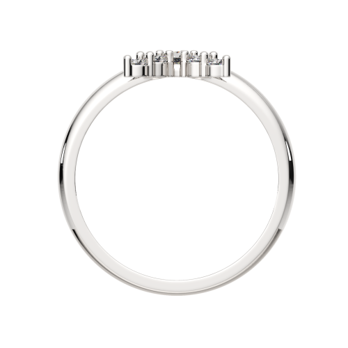Кольцо из серебра с фианитом 0210390 фото 4