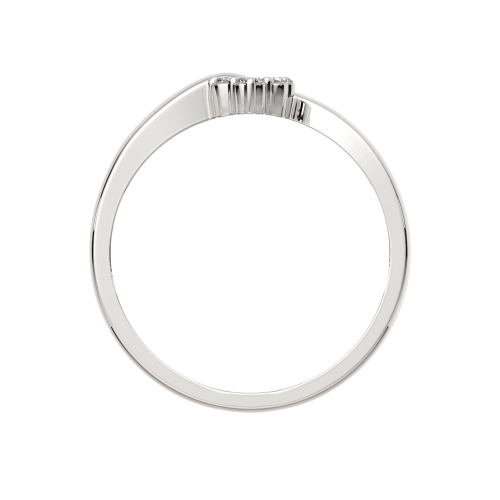 Кольцо из серебра с фианитом 0210916 фото 4