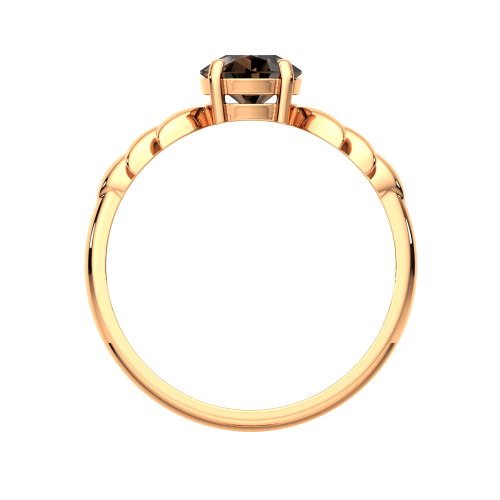 Кольцо из розового золота с раухтопазом 2S90156.14K.R фото 4