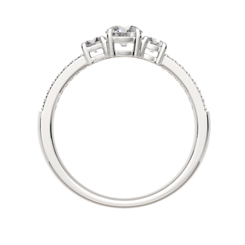 Кольцо из белого золота с бриллиантом 2D00397.14K.W фото 4
