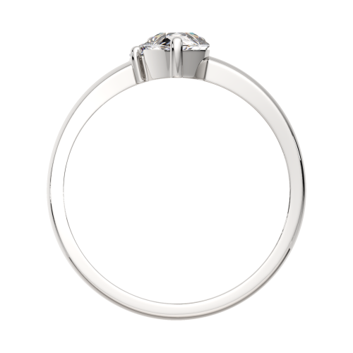 Кольцо из серебра с фианитом 0210990 фото 4