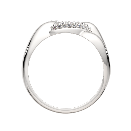 Кольцо из серебра с фианитом 0210276 фото 4