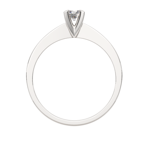 Кольцо помолвочное из белого золота с бриллиантом 2D00323.14K.W фото 4