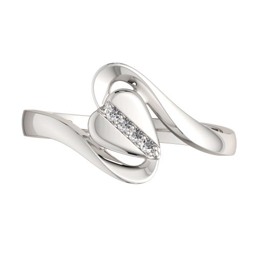 Кольцо из серебра с фианитом 0210787.ZZ фото 3
