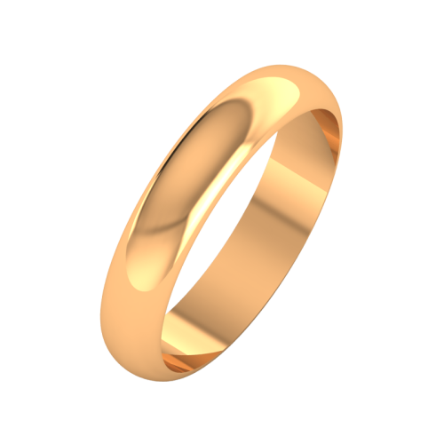 Кольцо обручальное из розового золота 144047