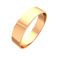 Кольцо обручальное из розового золота 105021.14K.R