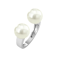 Кольцо из серебра с жемчугом 0210105-F