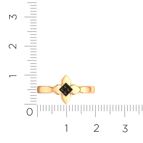 Кольцо из розового золота с бриллиантом 2D00461.14K.R.ZZ фото 5