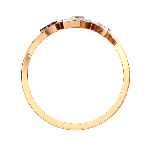 Кольцо из розового золота с рубином 2D30133.14K.R фото 4