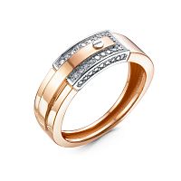 Кольцо из розового золота с бриллиантом БР110181
