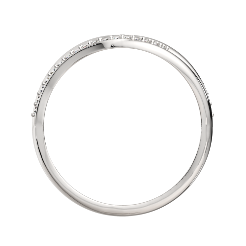 Кольцо из серебра с фианитом 0210252 фото 4