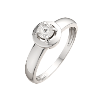 Кольцо из серебра с бриллиантом 02D0066.ZZ