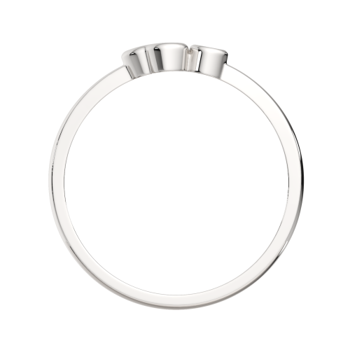 Кольцо из серебра с фианитом 0210400 фото 4