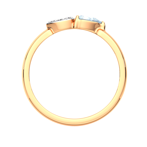 Кольцо из розового золота с топазом 2S40186.14K.R фото 4