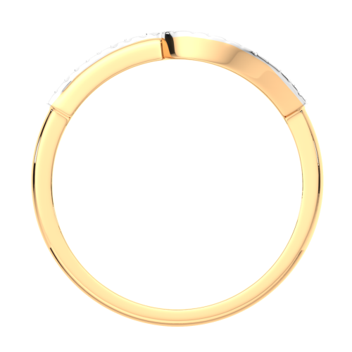 Кольцо из розового золота с фианитом 2101067.14K.R фото 3