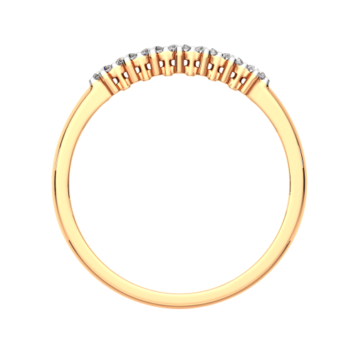 Кольцо из розового золота с бриллиантом 2D00321.14K.R.ZZ фото 4