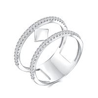Кольцо из серебра с фианитом 90-61-0087-00