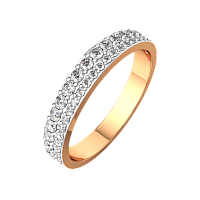 Кольцо из розового золота с бриллиантом 2D00332.14K.R.ZZ