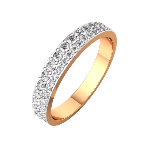 Кольцо из розового золота с бриллиантом 2D00332.14K.R.ZZ
