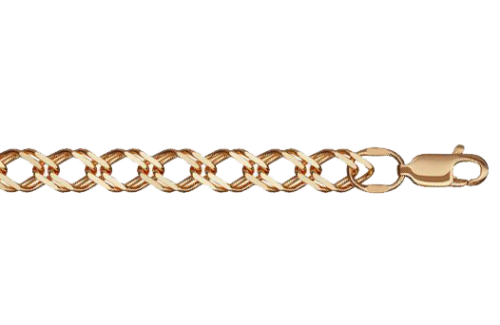 Браслет из розового золота (плетение Ромб) 612076Г.080.14K.R