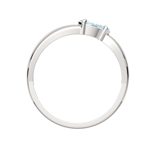 Кольцо из серебра с топазом 02S4034 фото 4