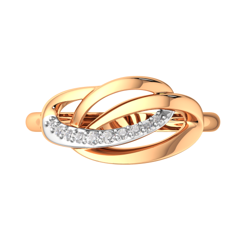 Кольцо из розового золота с фианитом 210795.9K.R фото 3