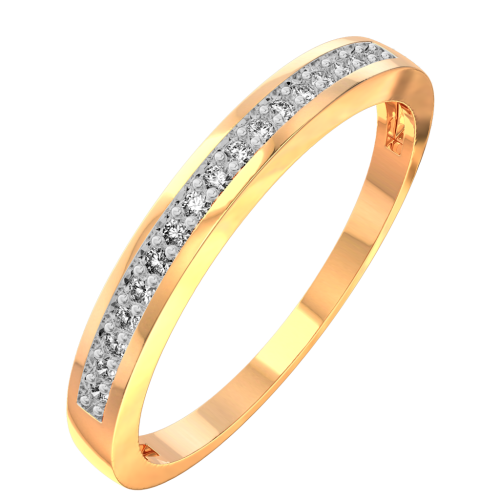 Кольцо из розового золота с фианитом 210910.14K.R.ZZ
