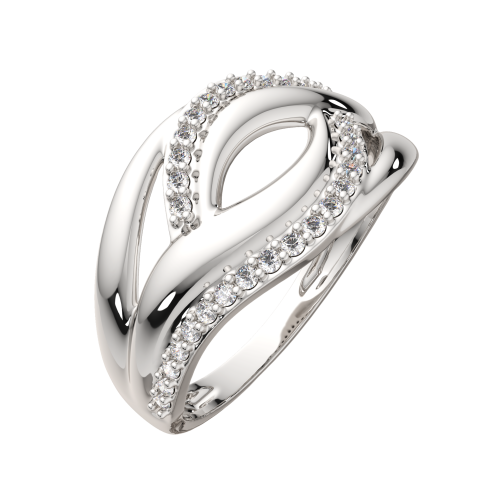 Кольцо из серебра с фианитом 0210252