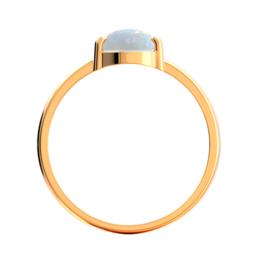 Кольцо из розового золота с опалом 210625.9K.R фото 3