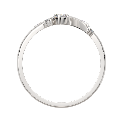 Кольцо из серебра с фианитом 0210363 фото 4