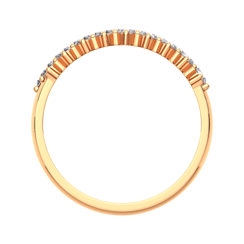Кольцо из розового золота с бриллиантом 2D0063.14K.R фото 4