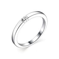 Кольцо из серебра с бриллиантом 01-1779/000Б-00
