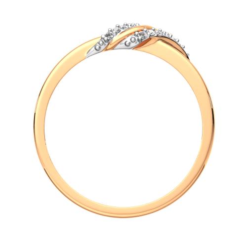 Кольцо из розового золота с фианитом 2101173.9K.R фото 4