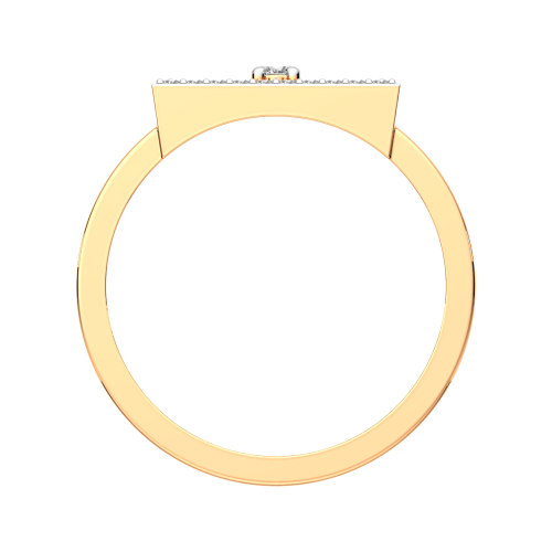 Кольцо из розового золота с бриллиантом 2D00446.14K.R фото 4