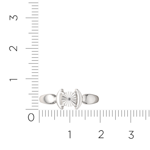 Кольцо из серебра с бриллиантом 02D0091.ZZ фото 5