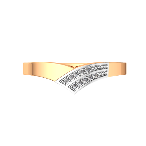 Кольцо из розового золота с фианитом 2101140.9K.R фото 3