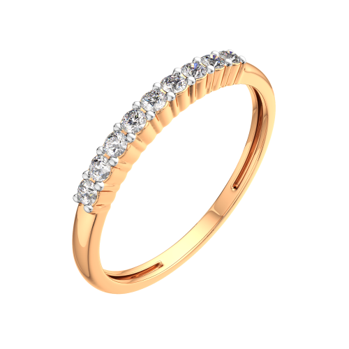 Кольцо из розового золота с бриллиантом 2D00362.14K.R фото 2
