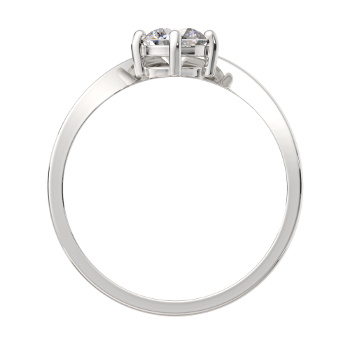 Кольцо из серебра с фианитом 0210345 фото 3