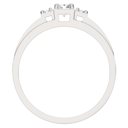 Кольцо из белого золота с бриллиантом 2D00197.14K.W фото 3