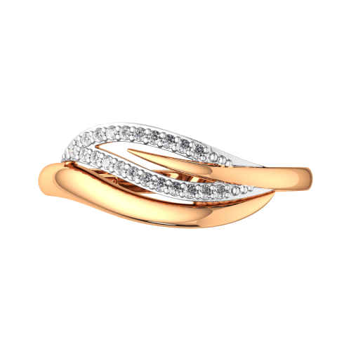 Кольцо из розового золота с фианитом 210675.14K.R фото 3