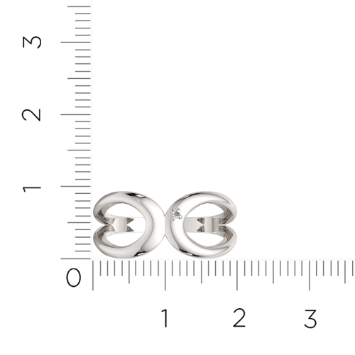 Кольцо из серебра с бриллиантом 02D0032.ZZ фото 5