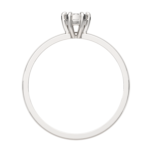 Кольцо из белого золота с бриллиантом 2D00366.14K.W фото 4