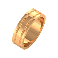 Кольцо обручальное из розового золота 146069