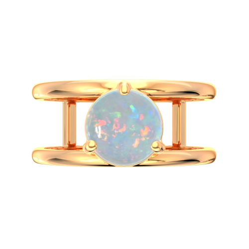Кольцо из розового золота с опалом 210624.9K.R фото 2