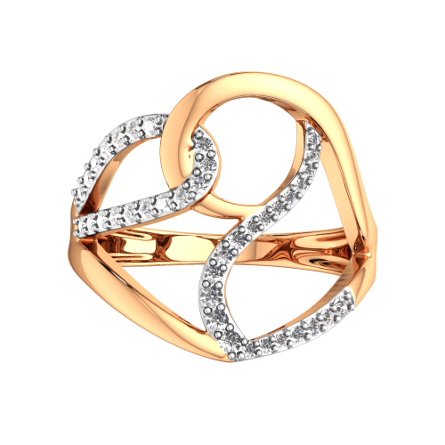 Кольцо из розового золота с фианитом 2101050.9K.R.ZZ фото 3
