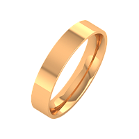 Кольцо обручальное из розового золота 194002