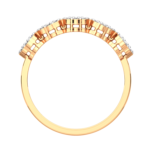 Кольцо из розового золота с бриллиантом 2D00369.14K.R фото 4