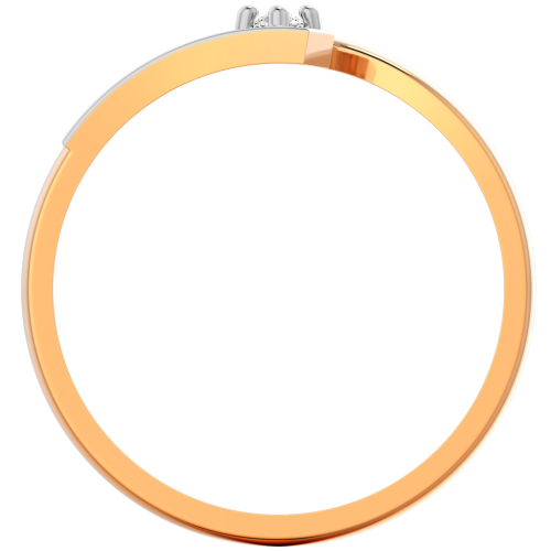 Кольцо из розового золота с фианитом 210834.9K.R фото 4